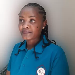Joan Wamucwe, a mobile massage and therapist with Viv's in-Houz spa in Nairobi